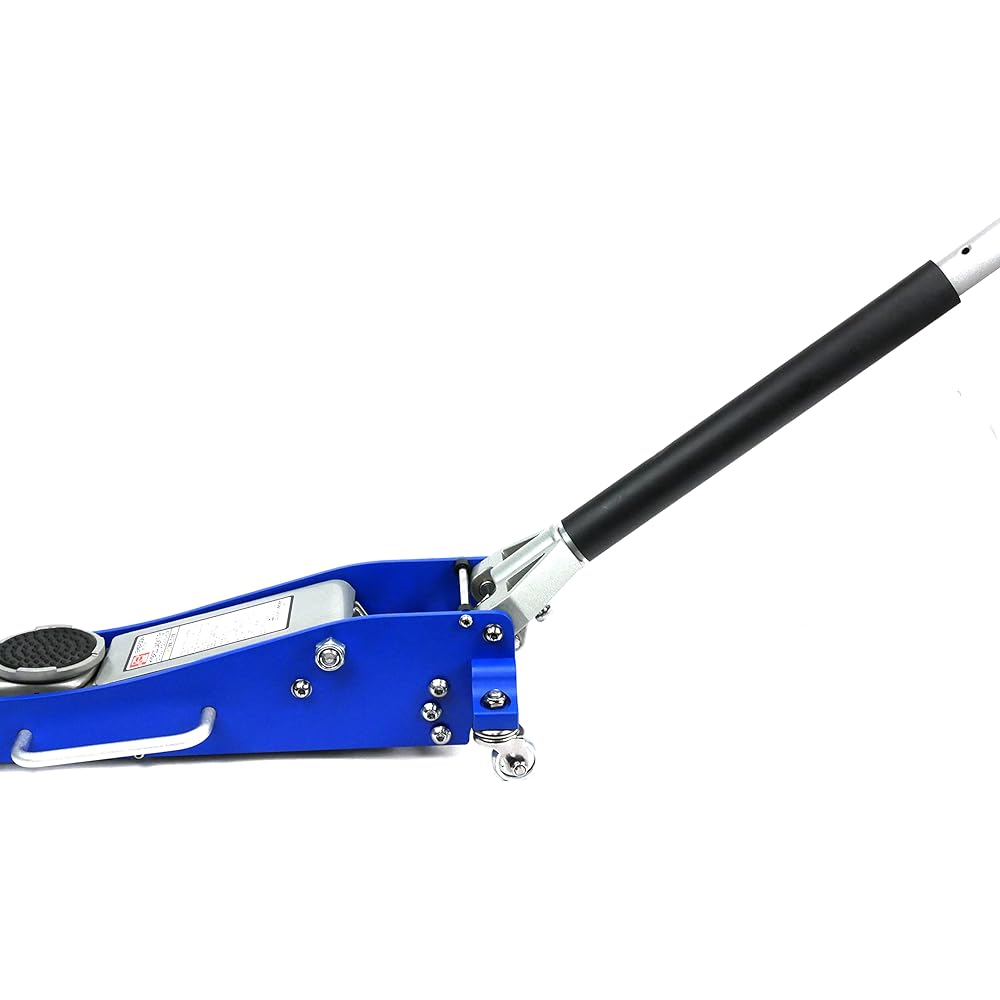 Emerson Car Hydraulic Floor Jack Hybrid Double Piston Jack 1.5t EM-203B Lowdown Minimum 80mm/Maximum 355mm Light to Regular Cars/Lowdown Vehicles EMERSON Blue