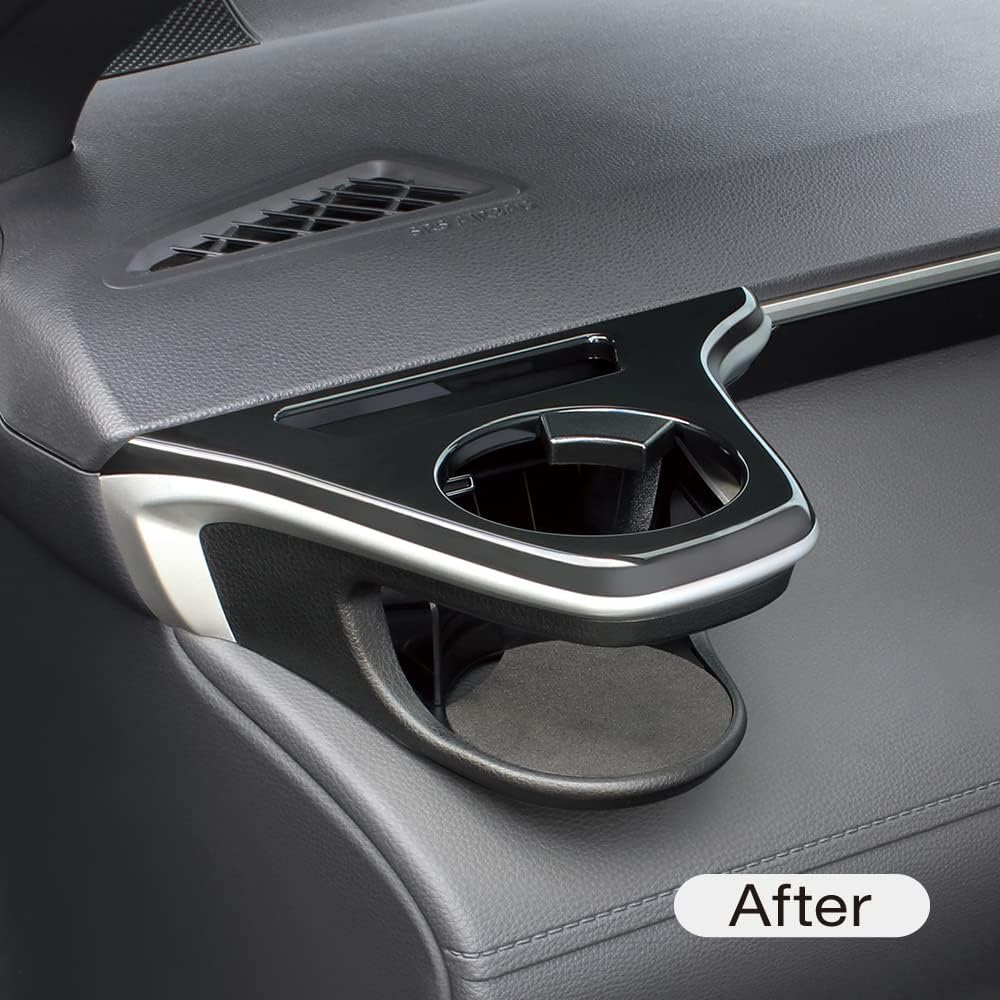 Tsuchiya Yak Car Model Specific Item Air Conditioner Drink Holder Passenger Seat Toyota Corolla Cross SY-CO6 Black/Silver