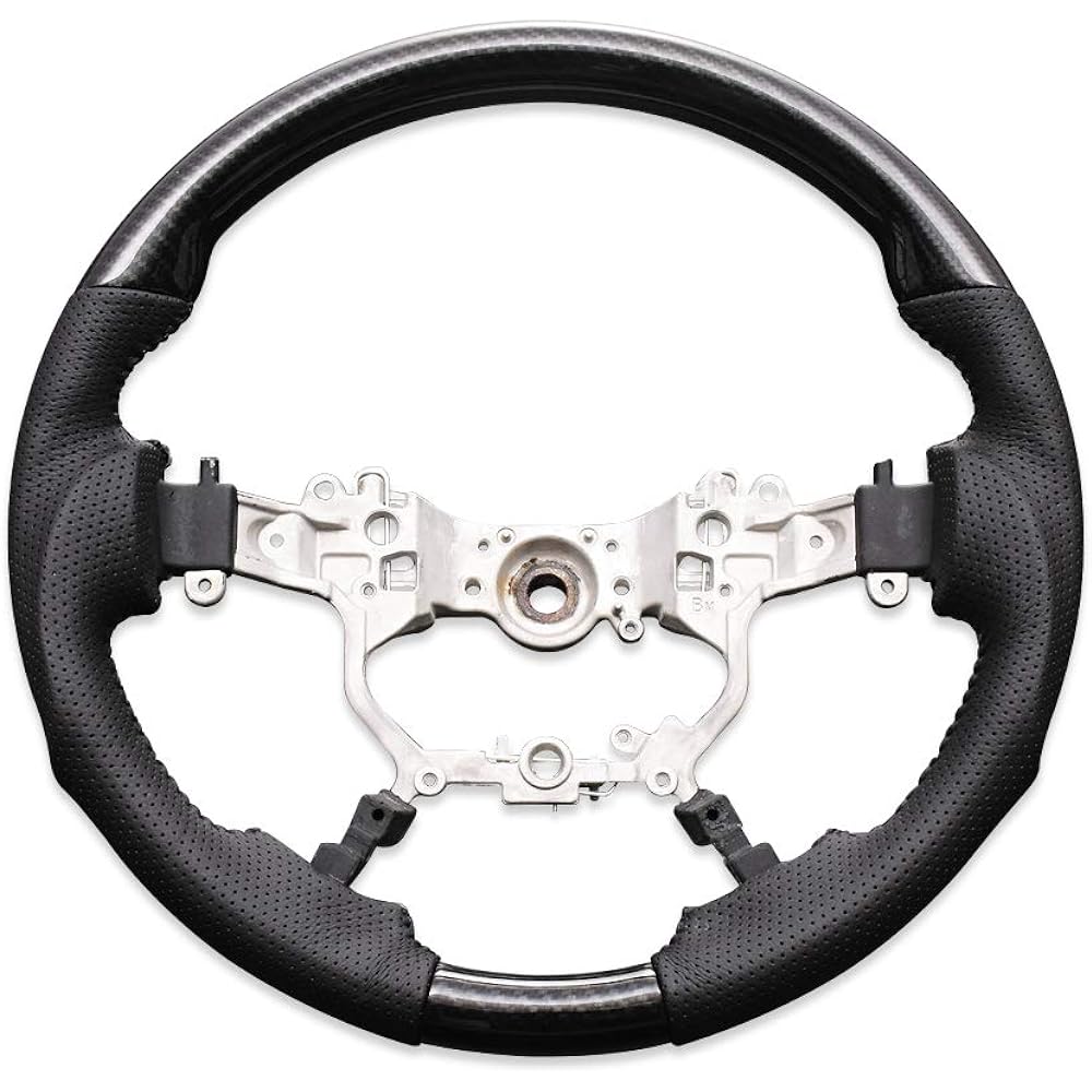 Genuine Replacement Steering Alphard/Vellfire ALPHARD/VELLFIRE 30 Series Land Cruiser Prado 150 Series Late Crown 210 Series Gun Grip Type Handle Custom Parts (Black Wood Grain)