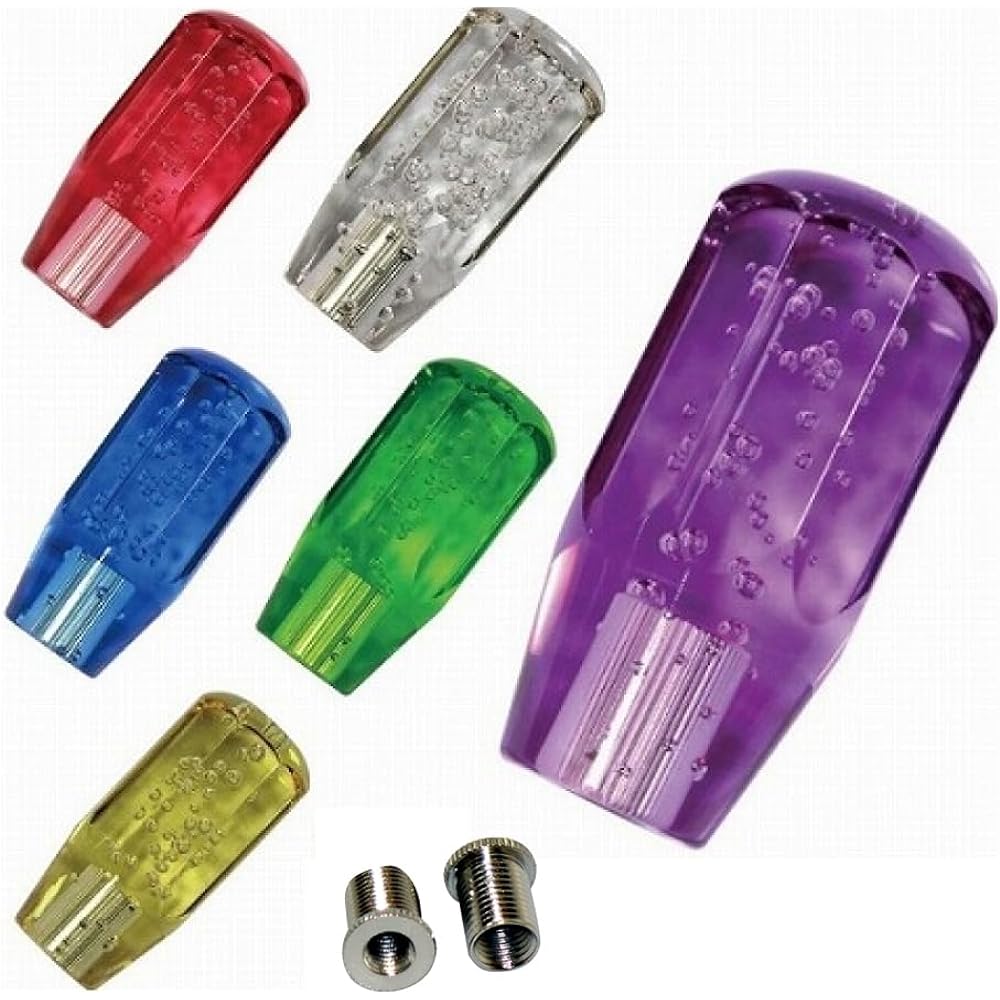 Crystal shift knob for MT cars foam 150mm blue/purple MM75-0003-BLP
