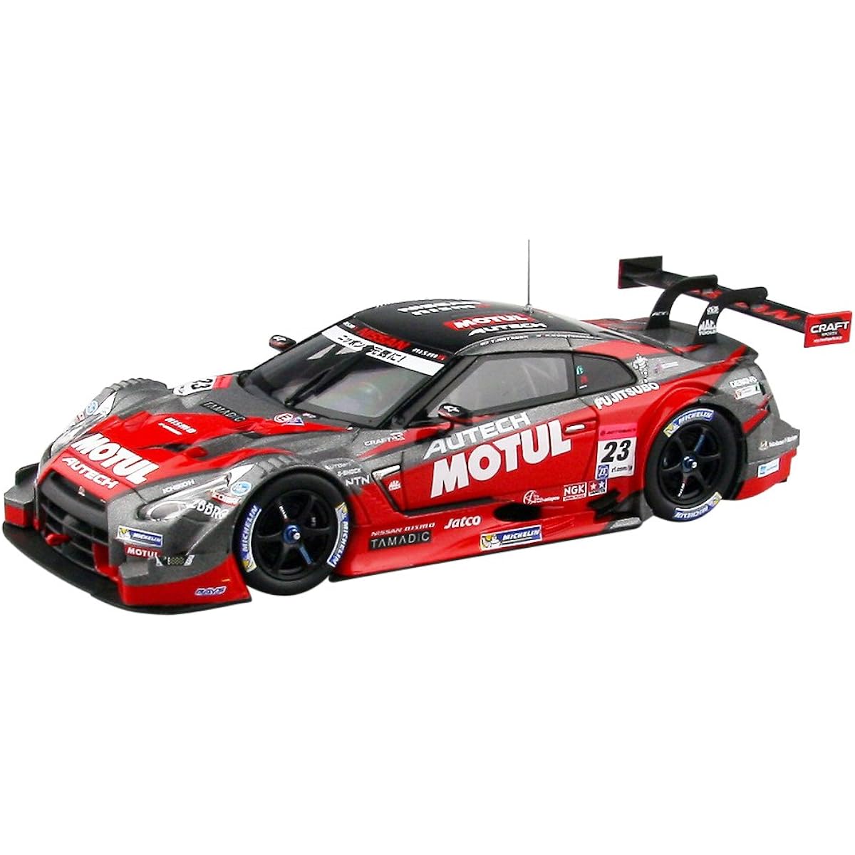 Ebro 1/43 Motul Autech GT-R Rd.2 Fuji SUPER GT 500 2014 #23 Completed Product