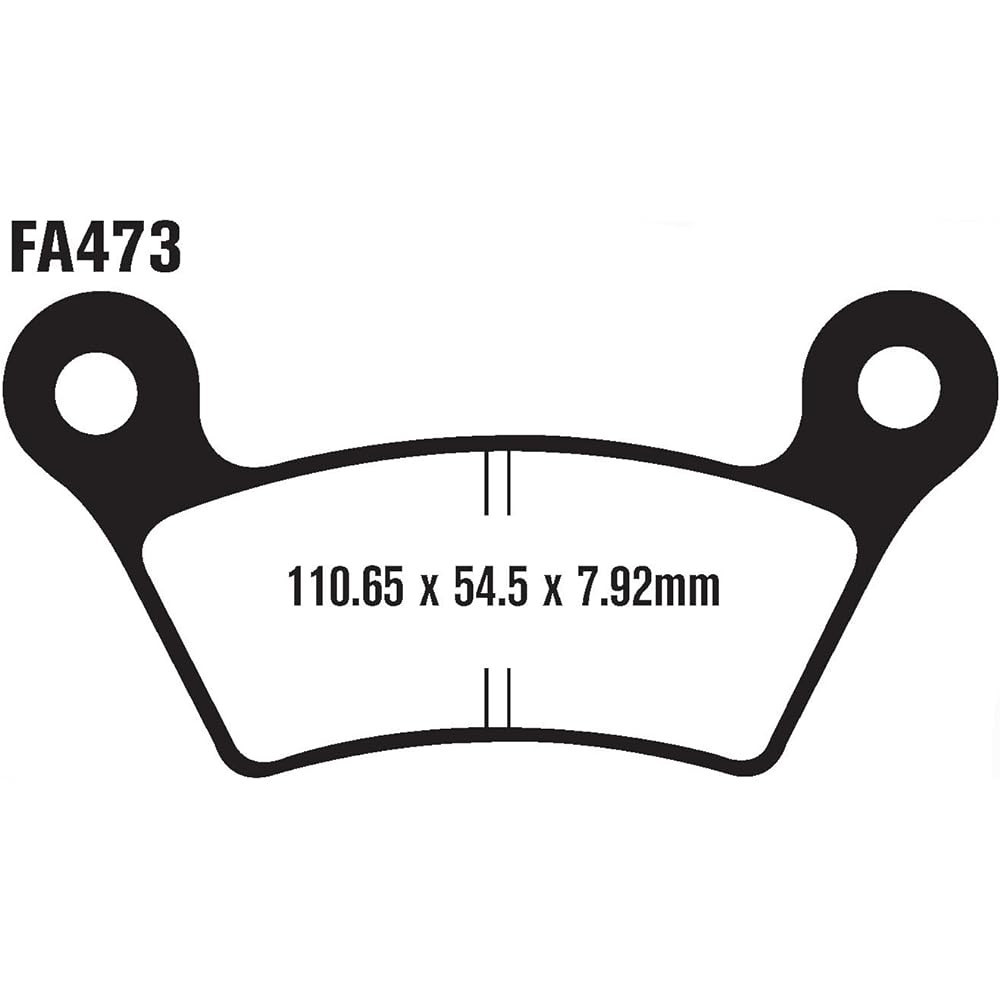 BRAKEPAD SEMISNTRD FA473V Brake Pad