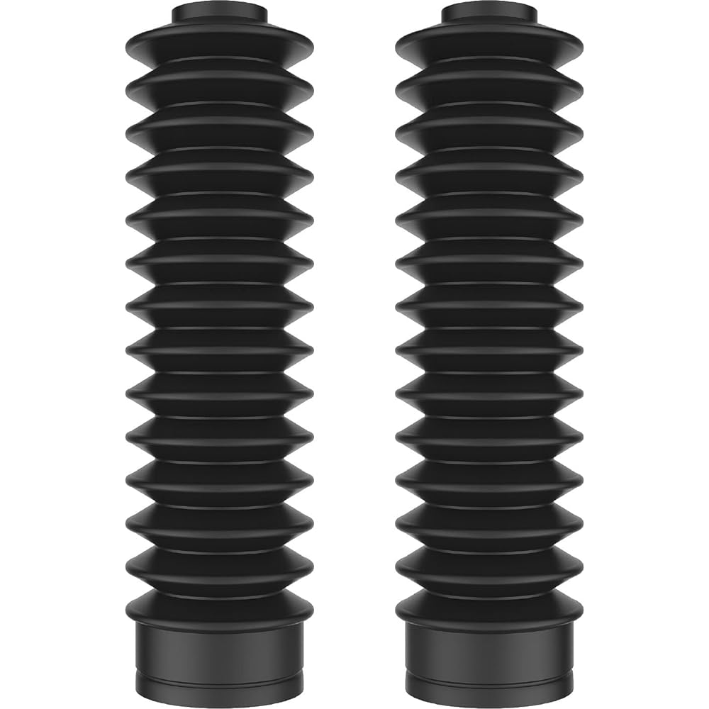 Polisport Universal Fork Boots (Length 350mm x Top Diameter 41mm x Bottom Diameter 58mm) (Black)