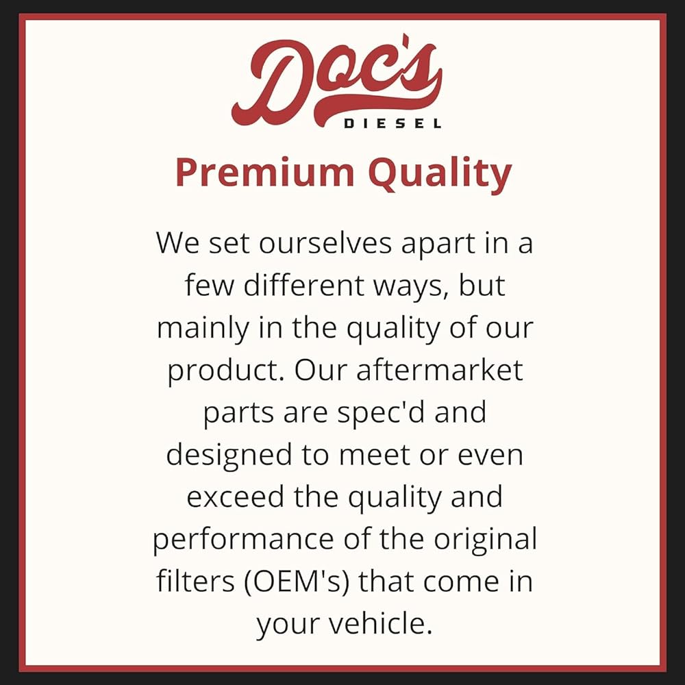 DOC'S 6.7L Power stroke fuel filter/water separator 2011-2016 | FD4615 BC3Z9N184B replacement | 3 microns