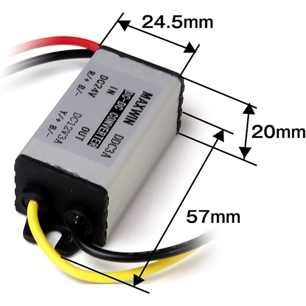 MAXWIN DCDC DC-DC Converter Deco Deco 3A Ultra Small 24V 12V 3A Voltage Converter Step-Down Module DC Voltage Converter Transformer DDC3A