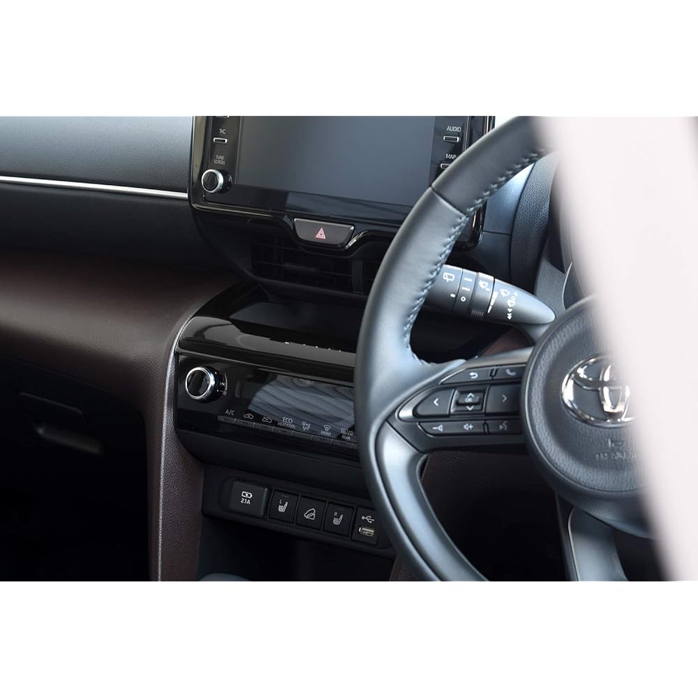 SecondStage Toyota Yaris Cross Center Garnish Piano Black/T560BLK