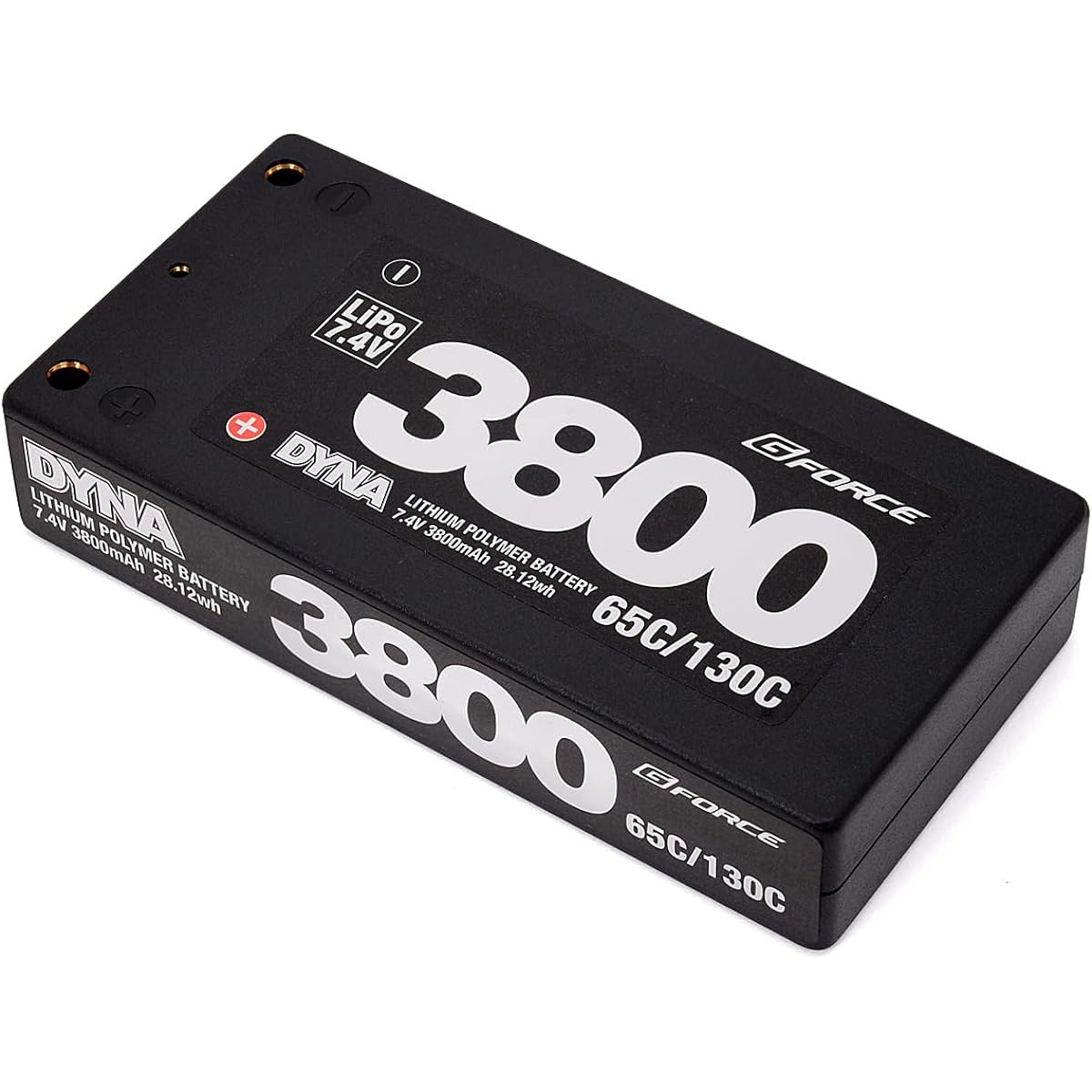 G-Force Dyna Lipo Battery 7.4V 3800mAh 65C/130C 1 Cell Size