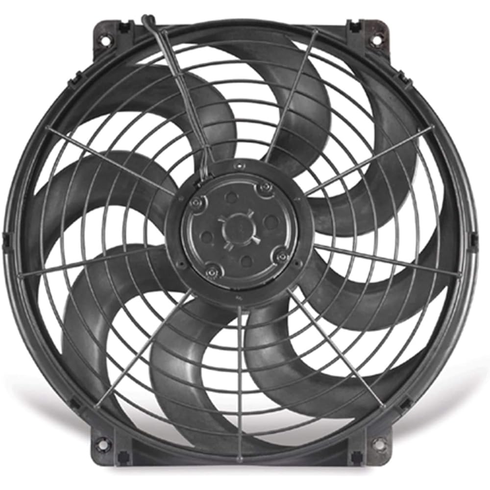 Flex-A-Lite 39624 Black 16 inch 24V Reversible Electric Fan
