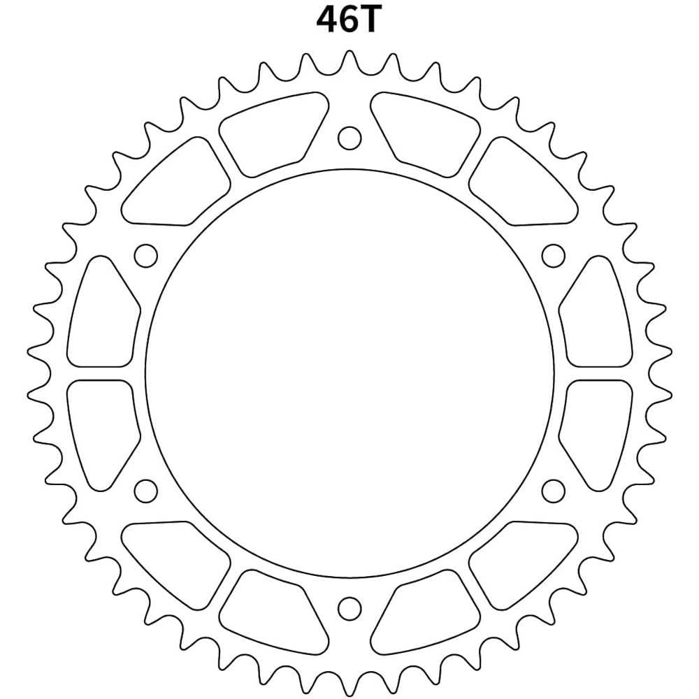 DRC (DRC) DURA Rear Sprocket 520-48T YZ DT200WR D34-51-048