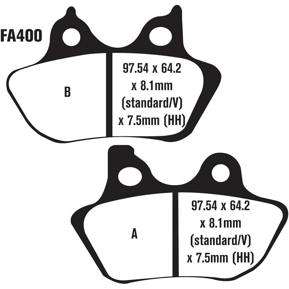 EBC brake eBPCK1041 COMPLETE DOUBLE-H Sit Brake Pad Change Kit