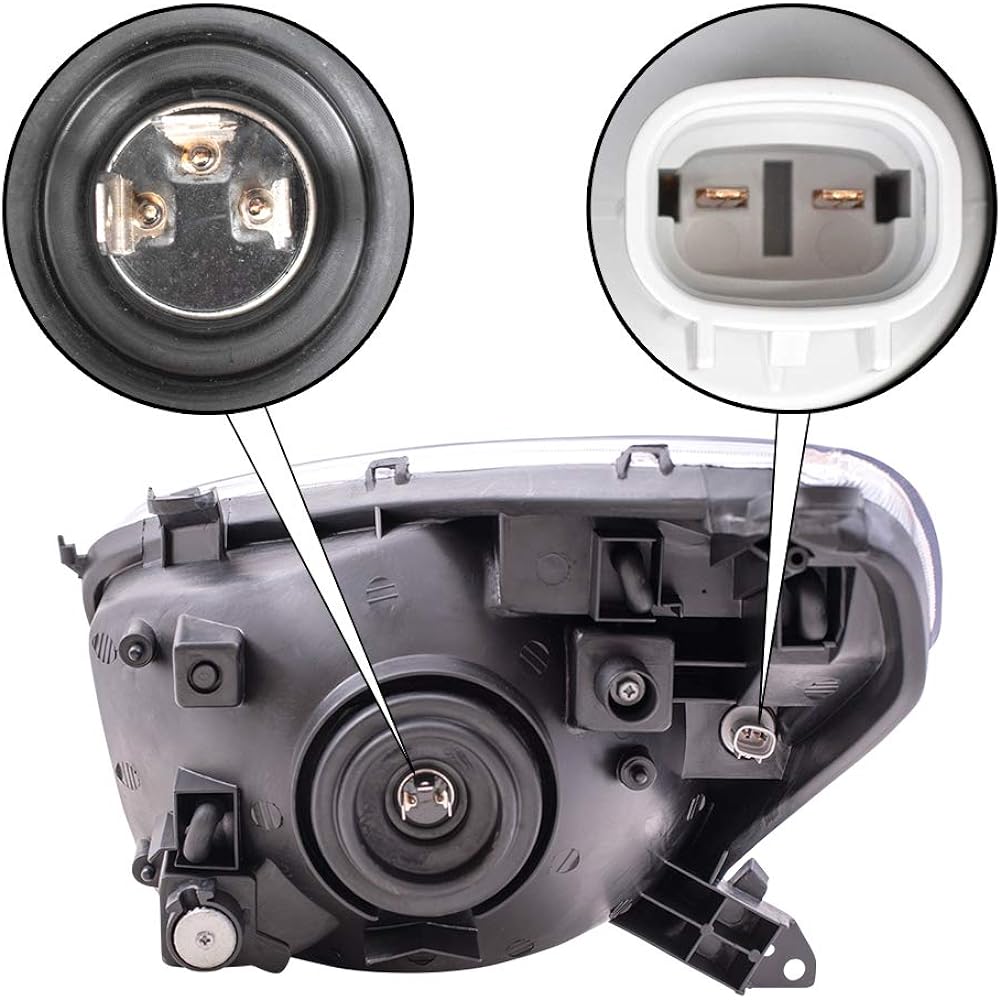 Headlight headlamp chrome bezel driver and passenger seat exchange items 01-03 Toyota RAV4 SUV 8115042190 81111042190