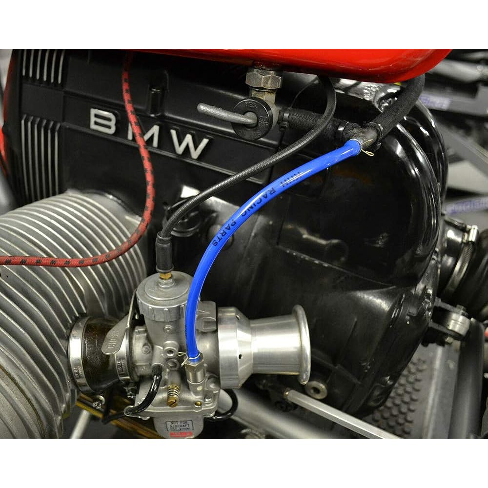 Blue diameter 5mm fuel line pipe auto -by curve letter