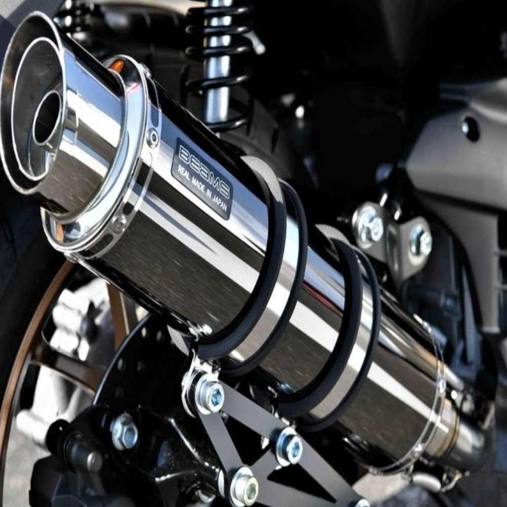 BEAMS Bike Muffler N-MAX 21~8BJ⁻SEG6J R-EVO2 Super Metal Black Silencer JMCA G267-54-005