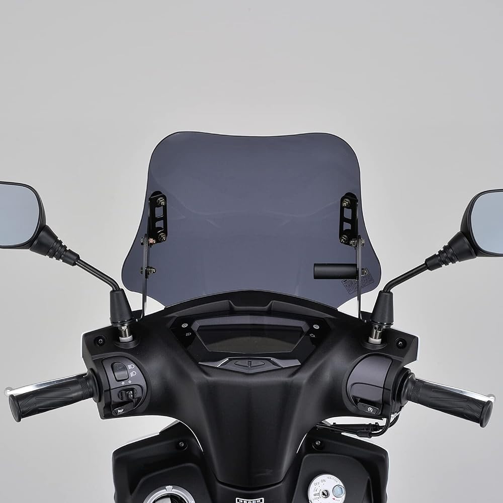 Daytona Motorcycle Screen with Clamp Bar Windshield for Cygnus X (19-20) SS Series Short Smoke 99186