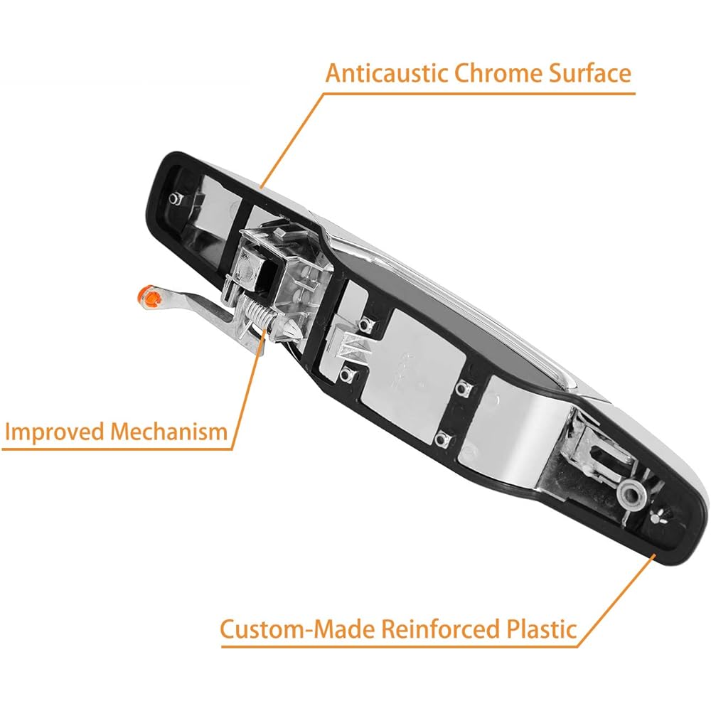 Chrome Door Handle | 2007-2013 Chevrolet Sylvarad Sarban Taho Abaranti GMC Sierra Ucon Cadillac Escalade FRONT RIGHT GW-QMBS06-FR