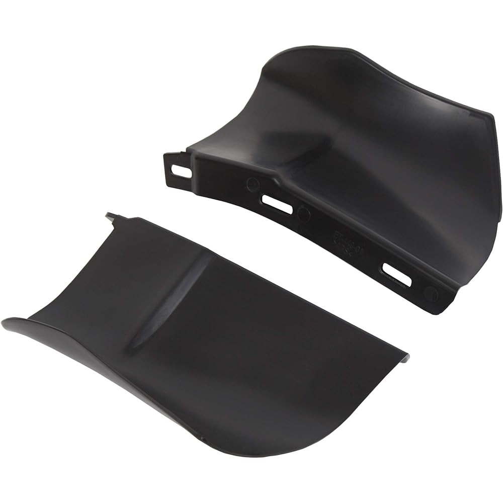 KUAFU Rear Bumper Quarter Panel Panel Filler Kit Undercoat left and right Chevrolet Caprice Impala 1986-1990 ABS Black 2 pieces 1 pair