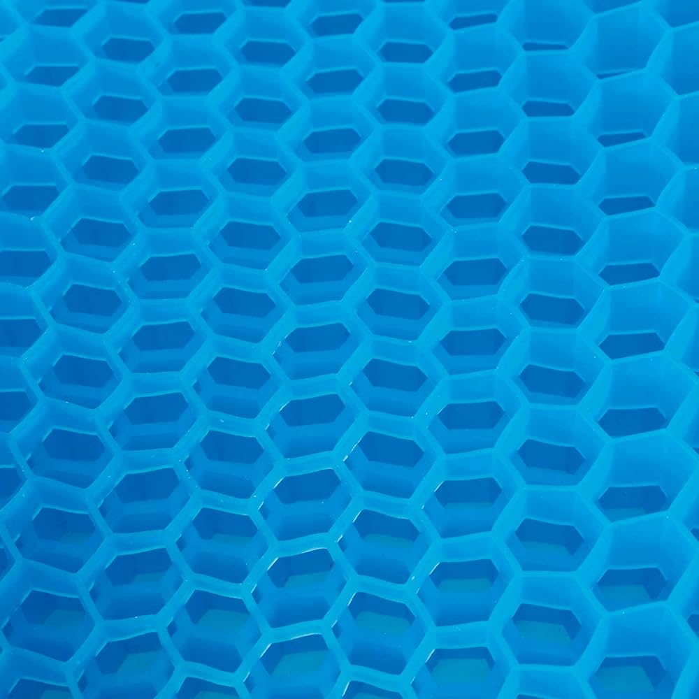 BONFORM Phiten GEL Cushion using aqua titanium Hip cushion 43 x 36cm Black Body pressure dispersion/shock absorption Highly breathable and not stuffy Cover washable Perforated cushion Low back pain and fatigue prevention phiten 5821-13BK