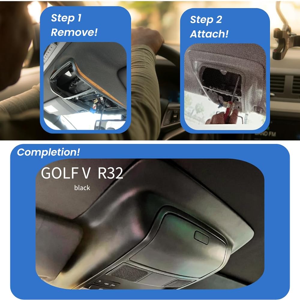 C/Asports VW Golf 6 GOLF6 Roof Lining Repair Trim (Matte Black)
