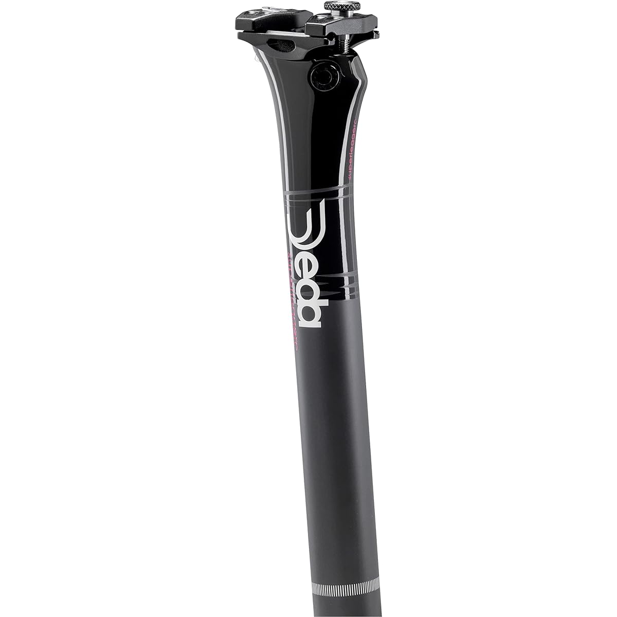 DEDA Super Leggero 0mm Carbon Seatpost (2020) Black 31.6x350 1003180002 Seatpost Seatpost Length: 350mm Diameter: 27.2mm, 31.6mm Setback: 0mm