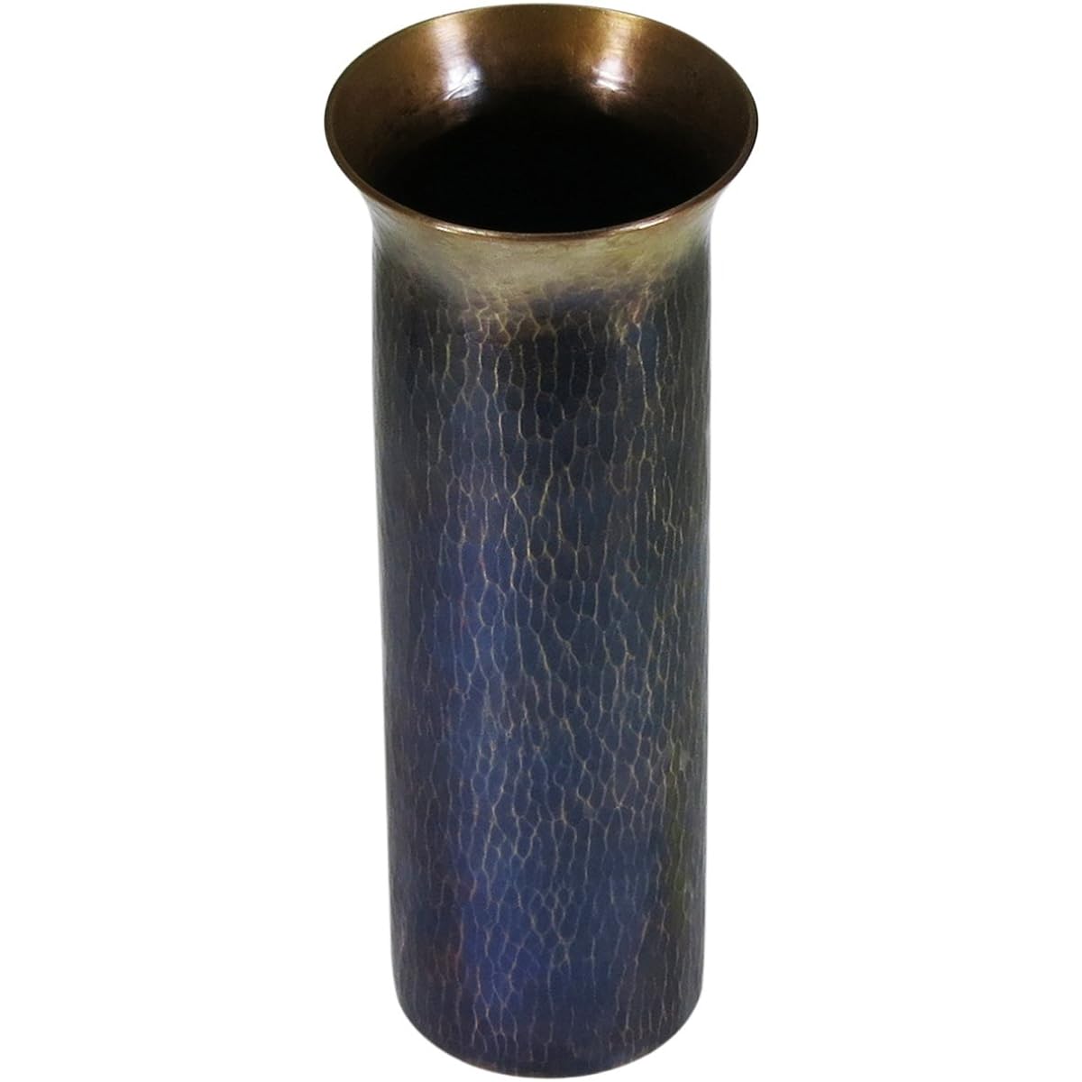 Shimakurado Flower Vase Wide Mouth Blue Large
