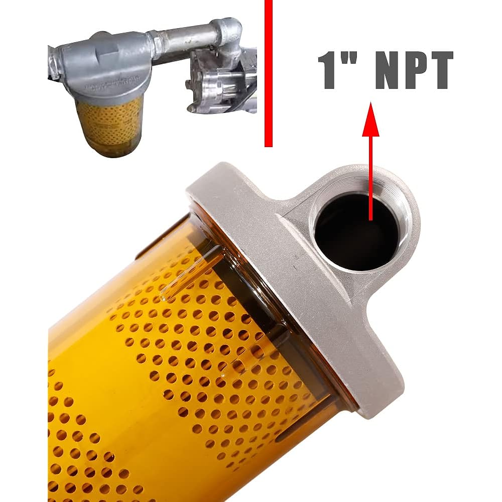 SEGULER B10-AL 496 fuel tank filter assembly 30 micron flow rate 25 GPM 5 GPM Up to 150PSI Zinc Die Cast 1 inch NPT Gasoline and diesel replacement for diesel water replacement OE# B10-AL for