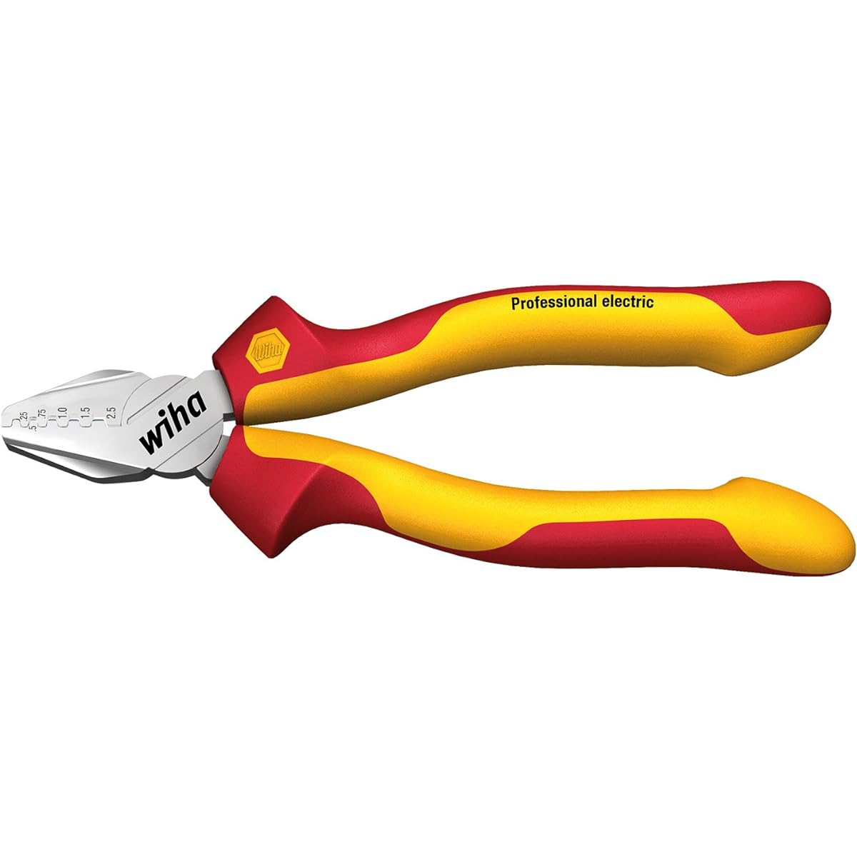 wiha Insulated Crimping Pliers Professional 145mm HYS586CP145P