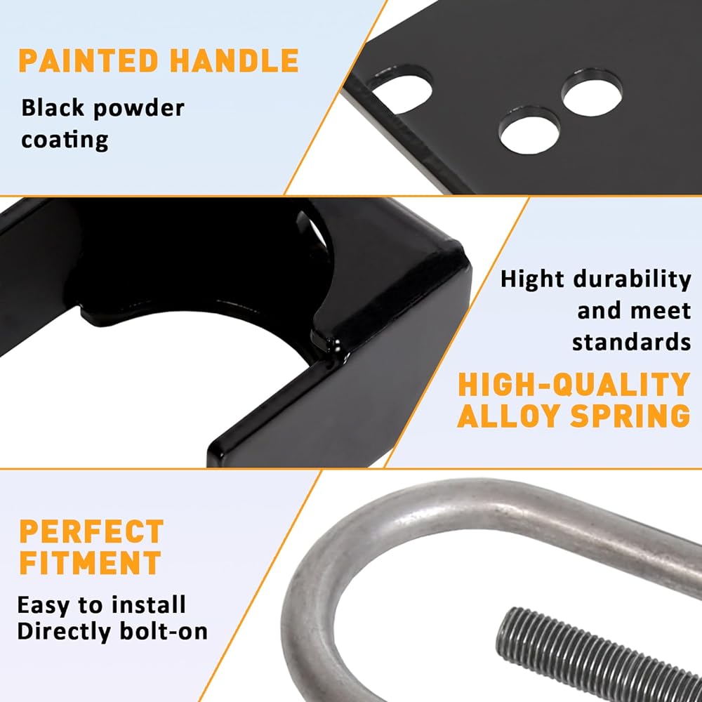 ECOTRIC Trackria Axle Flip Kit 5 inch Drop C notch kit shock 1973-1987 Chevrolet/GMC C10 C15 Rear Rear Waling Flip Kit