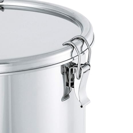 Nitto Stainless Steel Tank Catch Clip Type Sealed Tank (with Lid) 10L