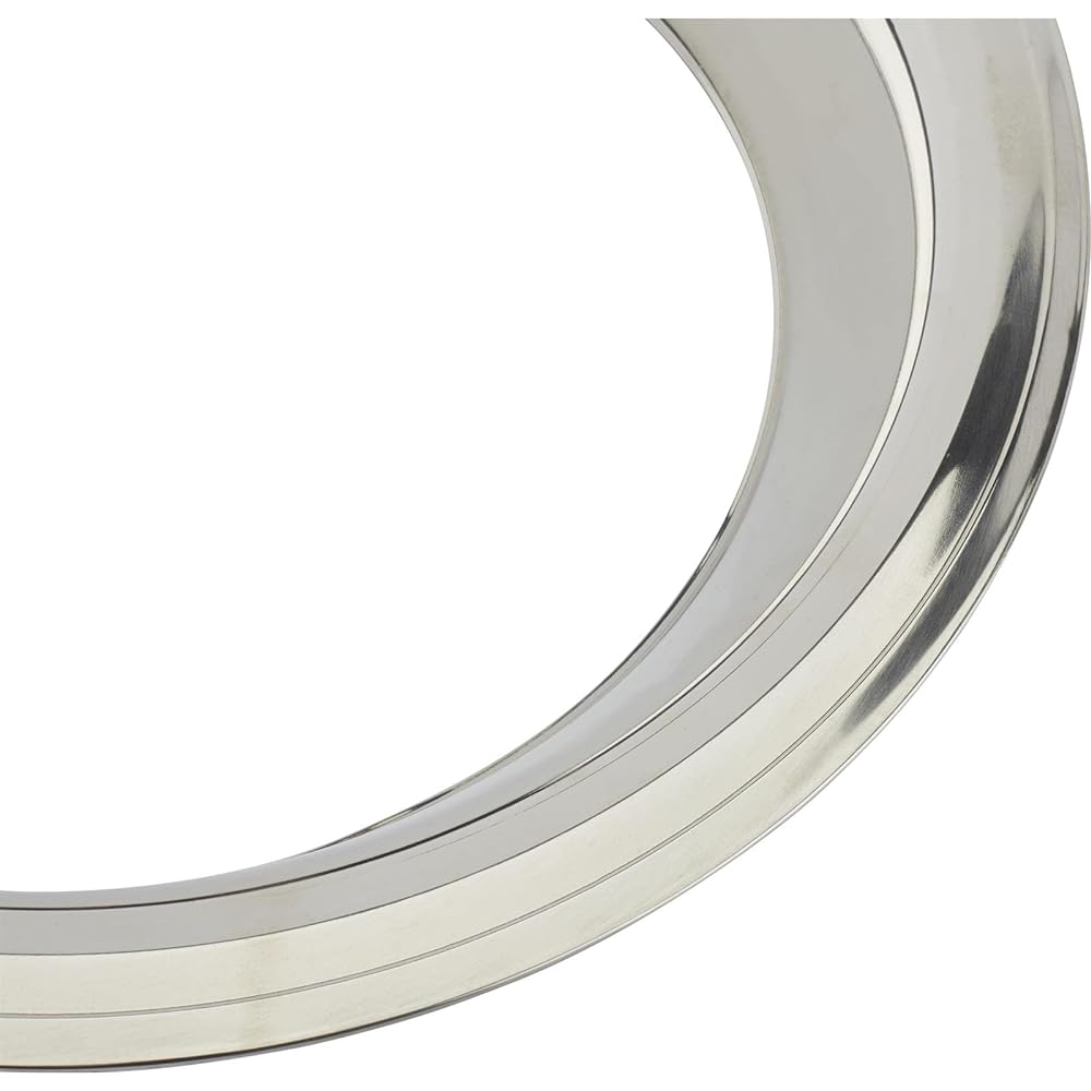 SPEEDWAY MOTORS Stainless steel trim Beauty ring 15 inch SPEEDWAY MOTORS GM Rally Wheel Design 15 inches x 3 inch glossy finish stainless resting stainless