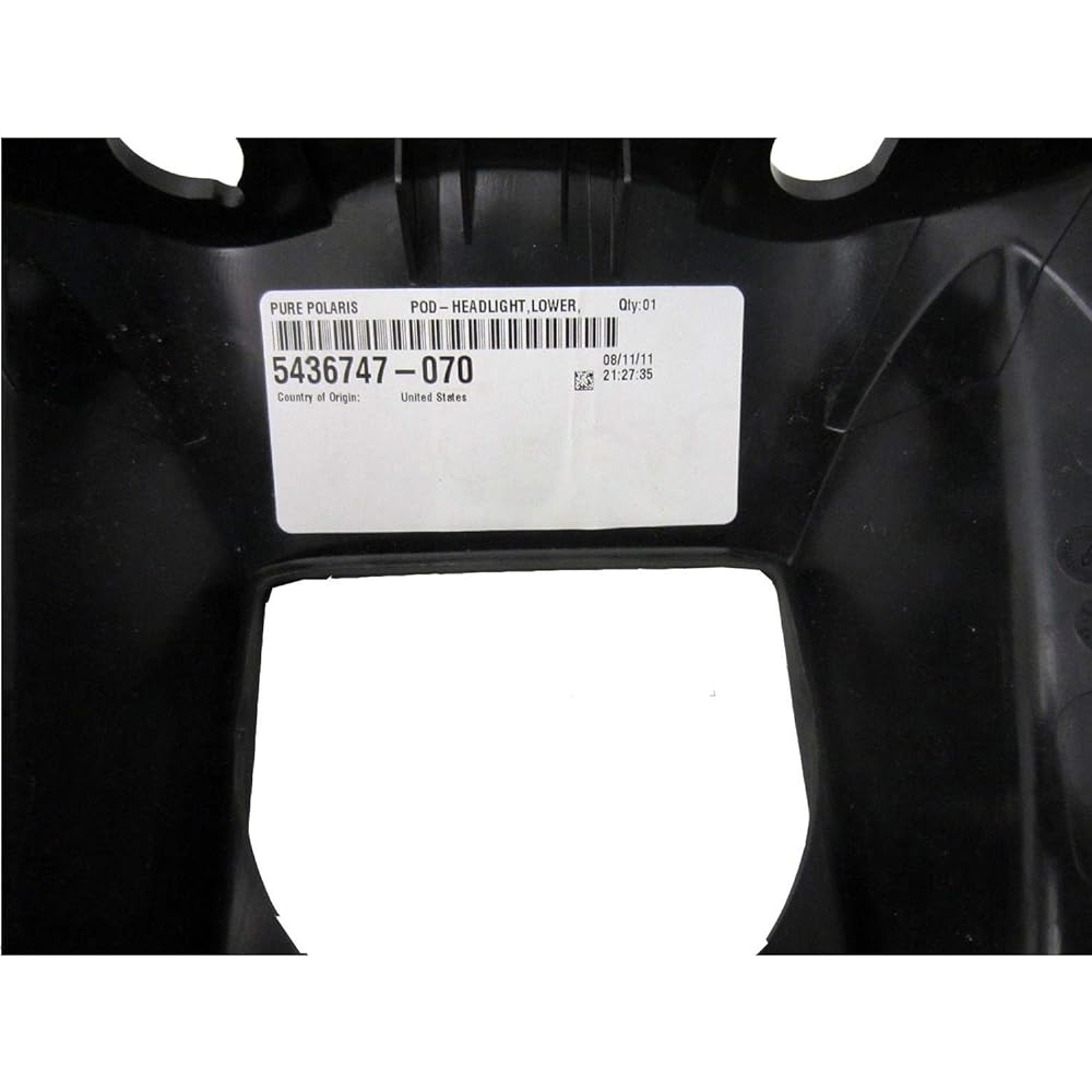 POLARIS 5436747-070 Black Rower Snap Headlight Pod 2005-12 Hawkeye 400 Sportsman