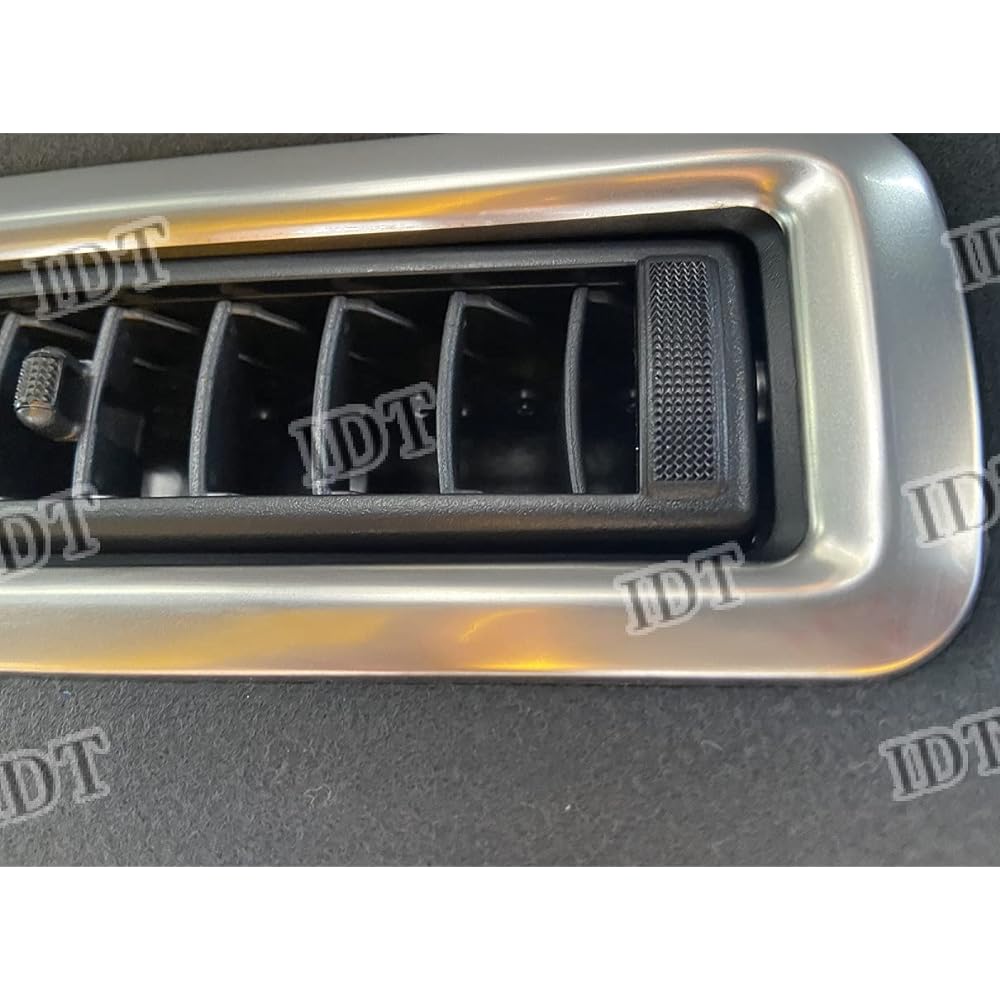 IDT Mini Waist Included 80 Series Voxy Noah Esquire Silver Rear Air Conditioner Cover Interior Panel 2nd Row 3rd Row Duct Garnish Bezel Trim Easy Installation (Rear Air Conditioner Cover Silver Set of 4)