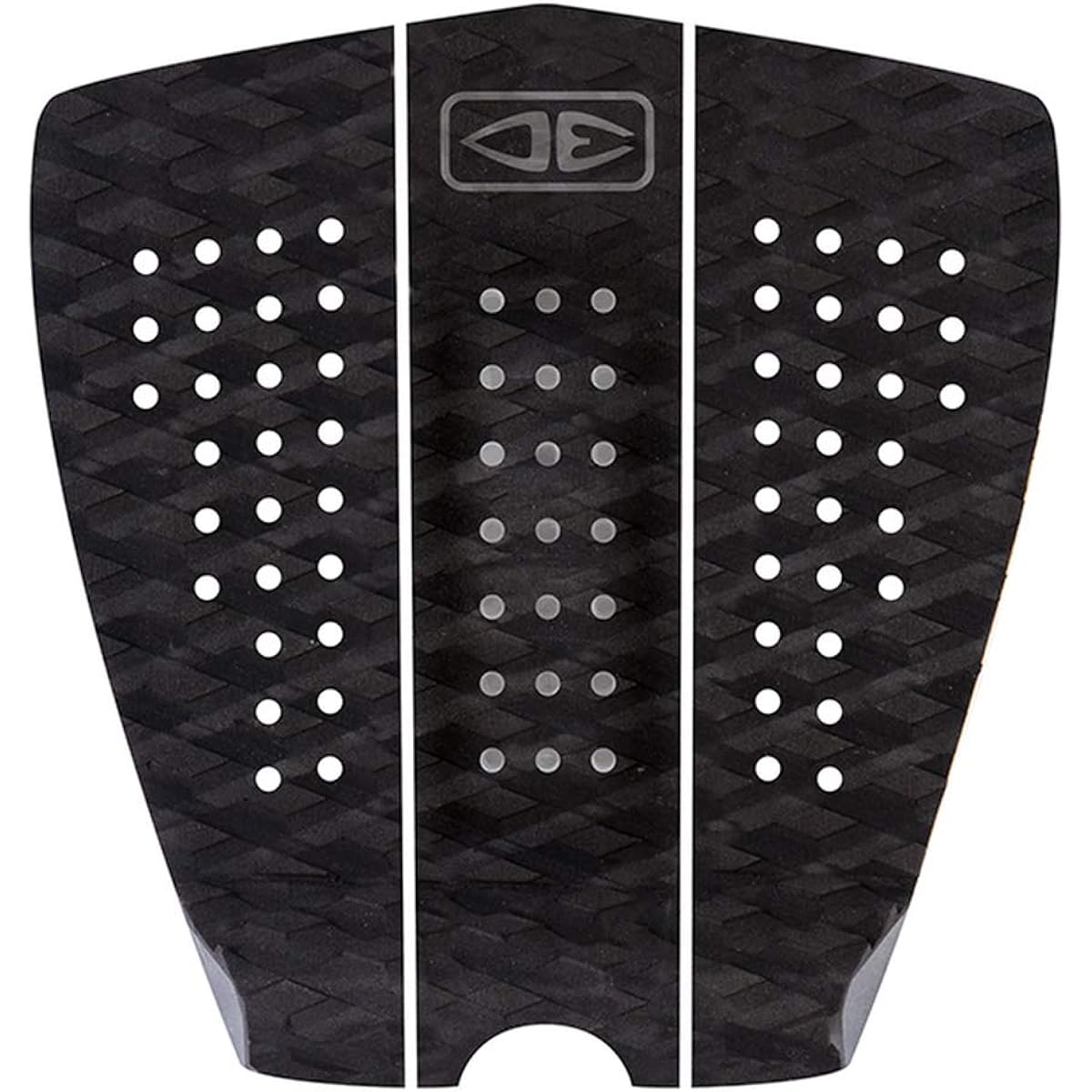 OCEAN & EARTH Deck Pad Black 364mm×300mm FAT BOY 3 PIECE PAD