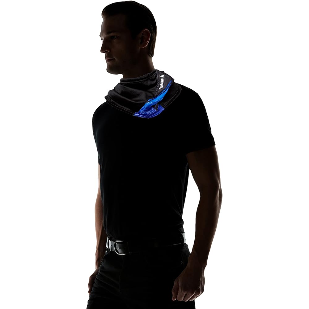 Yamaha Neck Warmer KUSHITANI Collaboration Model YAQ02K Neck Warmer Black/Blue Free Size Q1G-KST-Y01-028