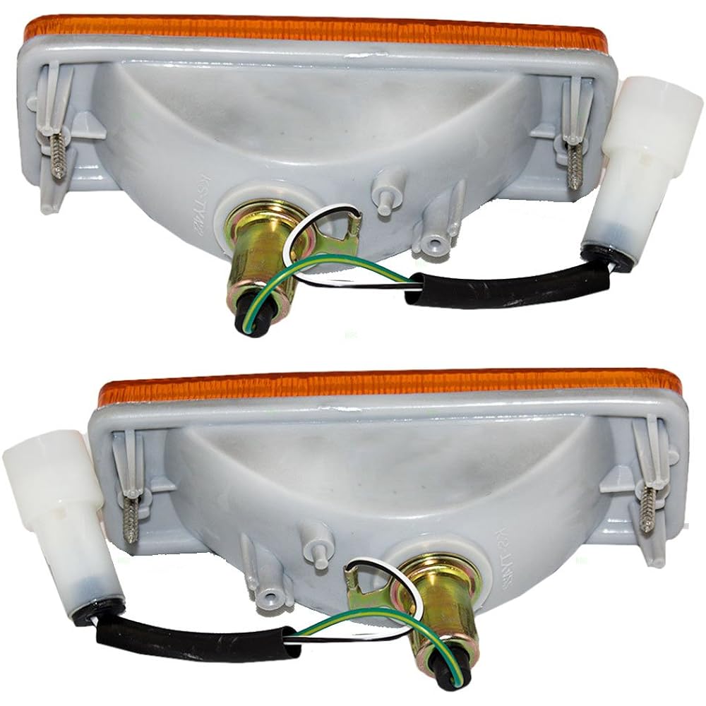 Driving seat and passenger seat Signal Front Marker Light Bumper Mount Lamp Replacement Toyota Pickup Truck SUV 8152089130 8151089130 AUTOANDART