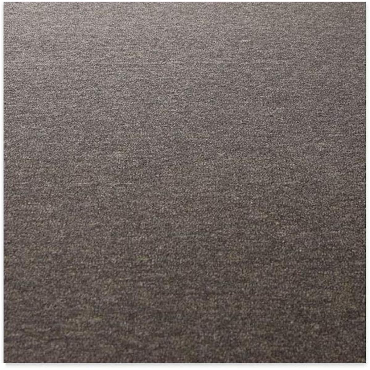 Iris Plaza Tile Carpet Set of 20 Dark Brown 50 x 50cm Made in Japan Non-slip MJ-1011