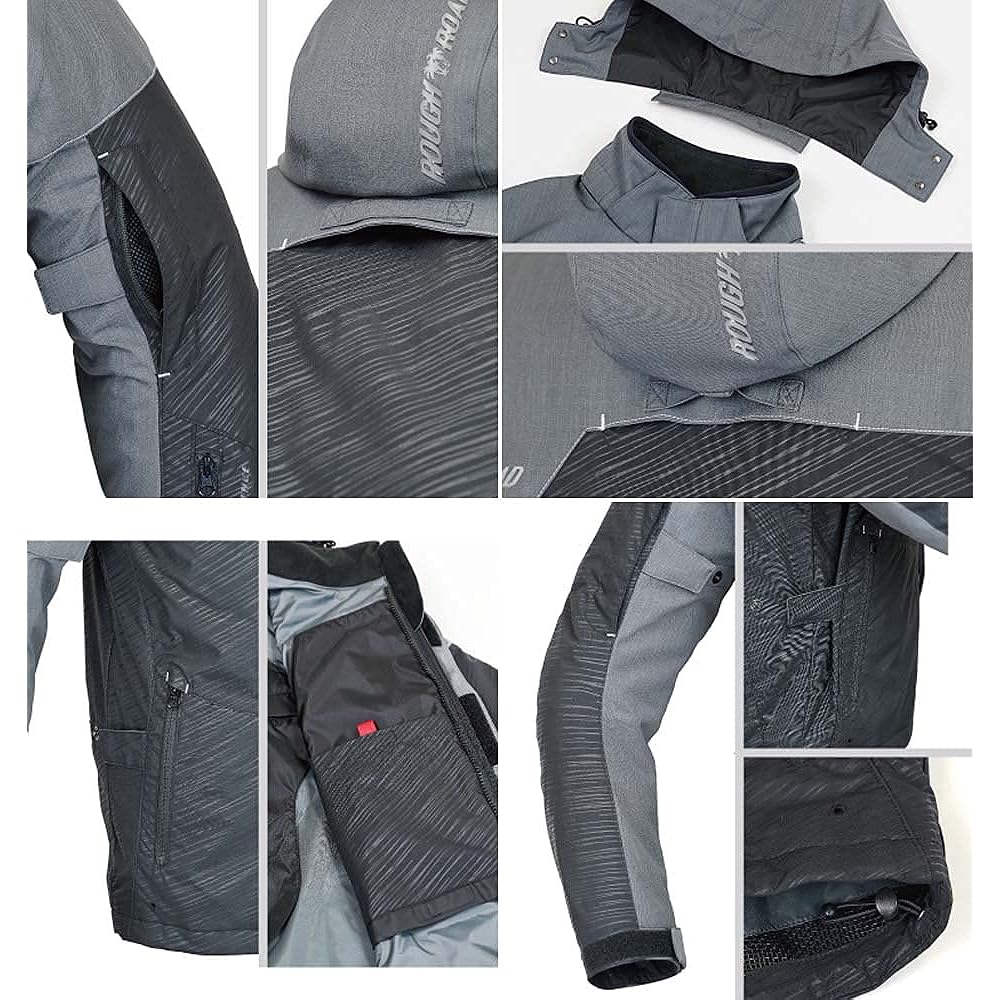 Rough & Road Water Shield Primaloft Womped Parker Black/Red LL RR7698BK/RD4