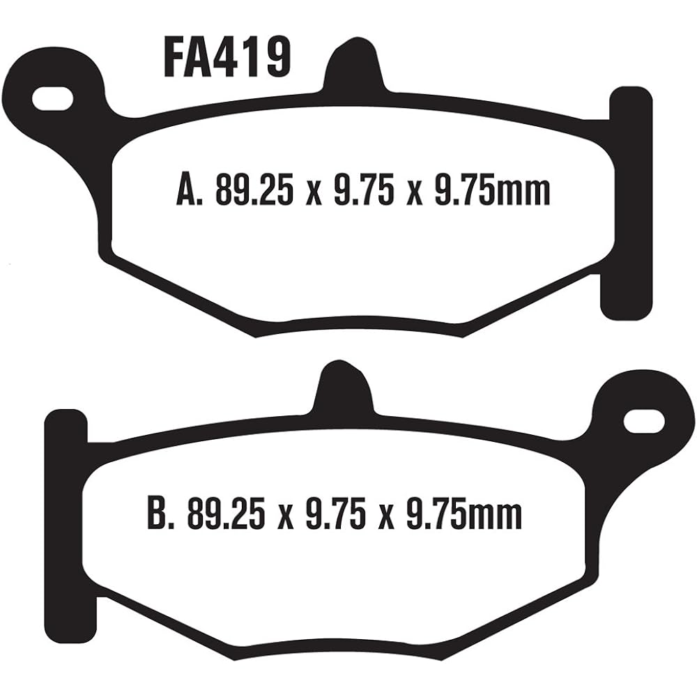 EBC brake EBPCK1010 COMPLETE DOUBLE-H Sit Brake Pad Change Kit