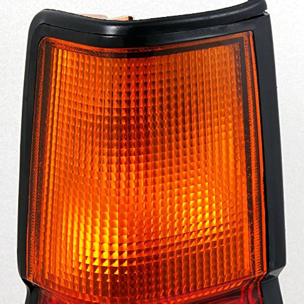 Hard Body D21 Pickup Track Red Red Amber Tail Light Rear Brake Lamp Left+Right replacement pair set