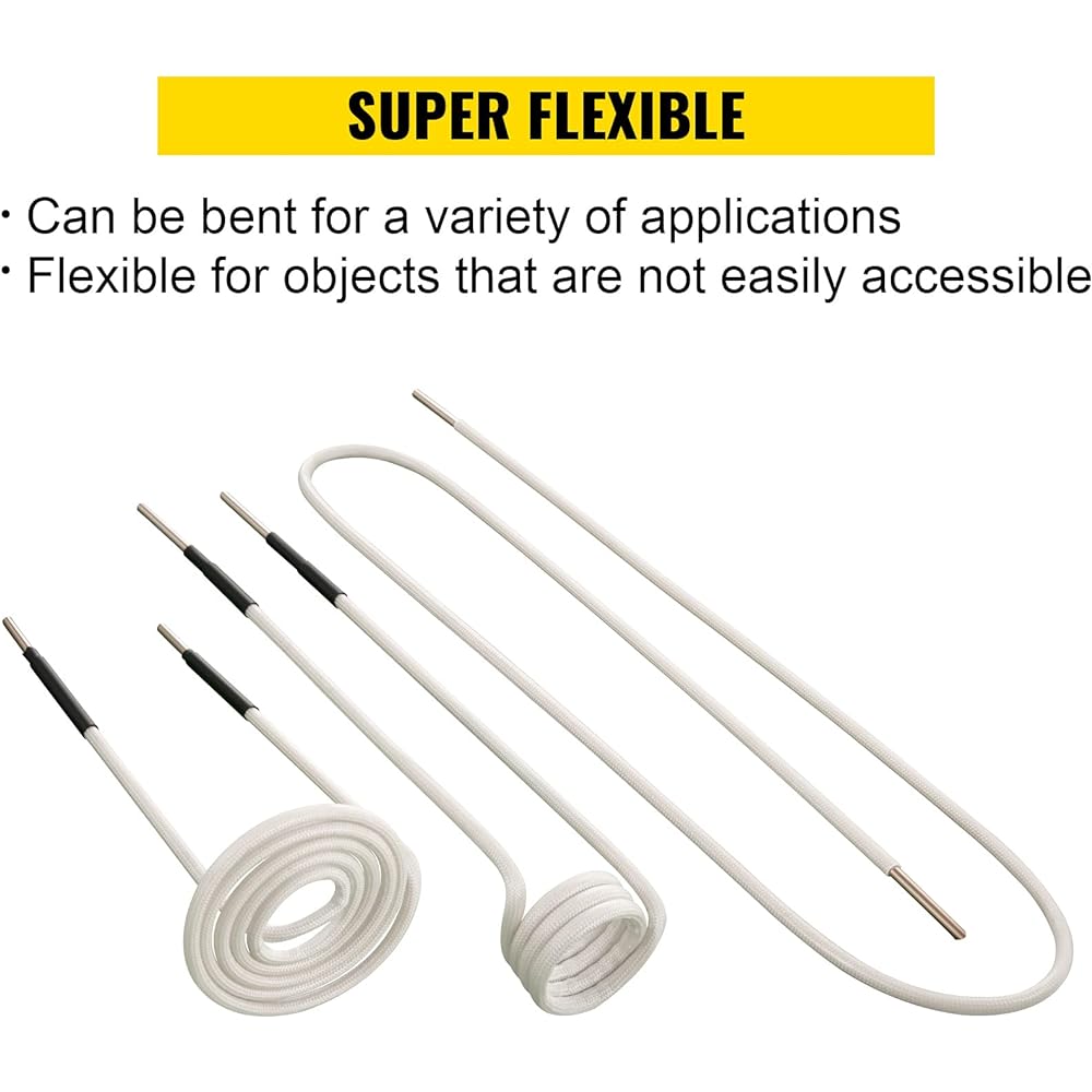 VEVOR guided heater coil kit 8 The most used Induction heater coil Various long -term heat resistance IH heater tool flexibility and long -life bolts and nuts removal