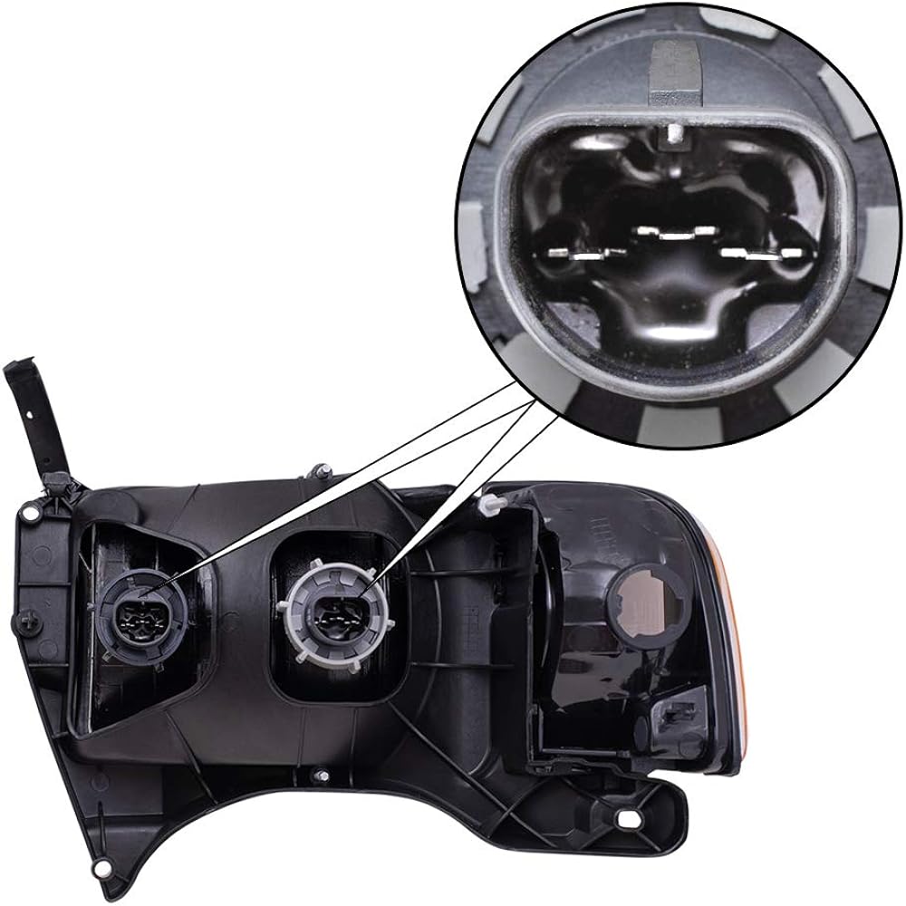 Combination of the driver's seat and the passenger seat headlight exchange product Dodge Pickup truck 55077025AC 55077024ac