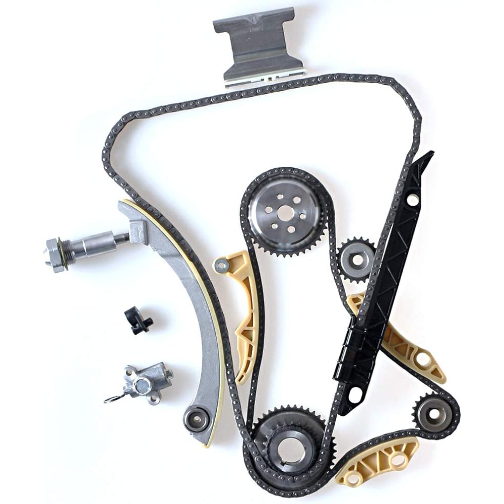 MANGOS Compatible engine timing chain kit chain with guide tensioner sprockets