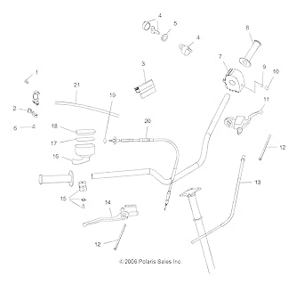 POLARIS ATV River Scable Genuine OEM Parts 7081389 Quantity 1