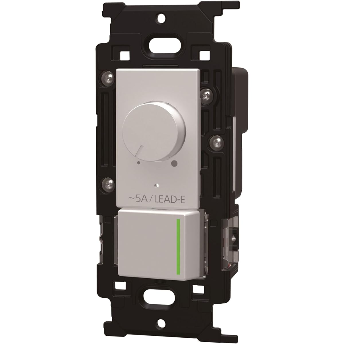 Jimbo Electric NKW Light Control Positive Phase Control Method Embedded Light Control + Switch with 3 Way Guide Lamp Pure White NKW-RLE5S3G PW
