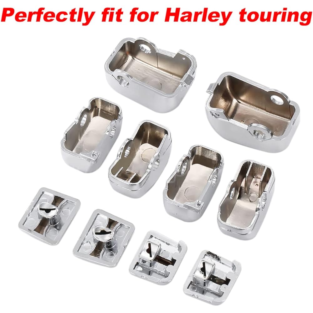 Chrome Hand Control Switch Housing Cap Harley Davidson Electric Ride 1996-2013