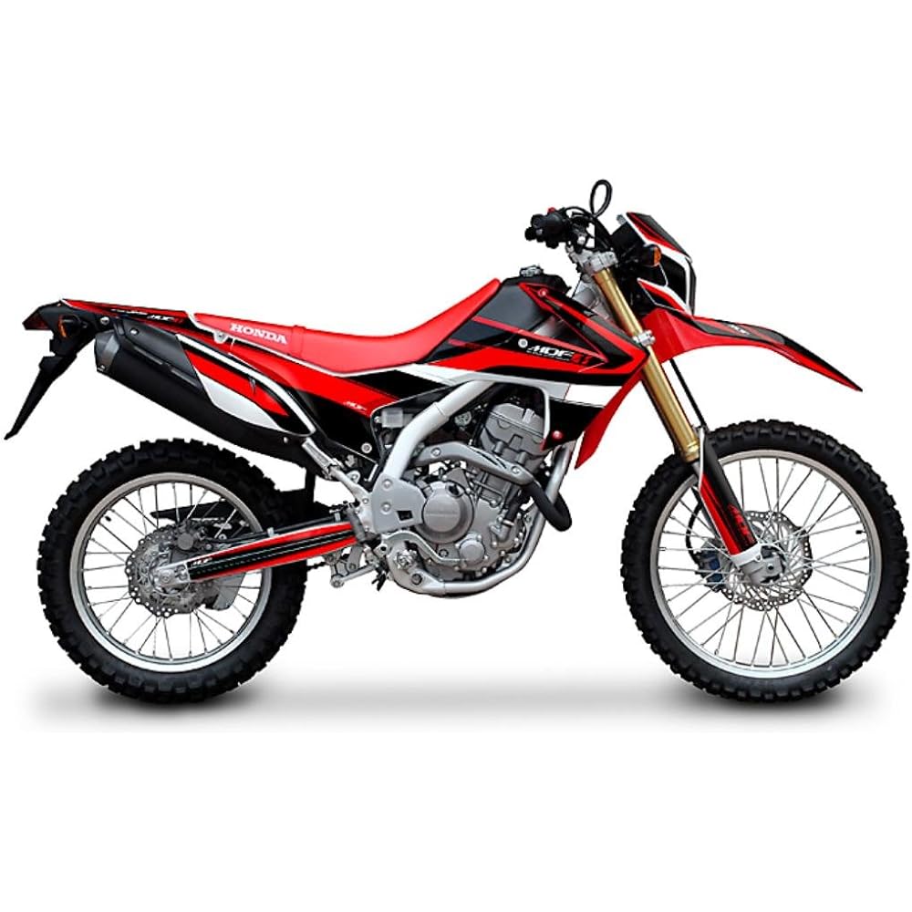 MDF Graphic Kit Complete Set Attacker Model Red CRF250L(12-) MCRF-A-RD-ALL