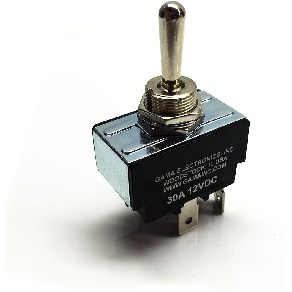 30 Amp Toggle Switch 3 Position Reverse Polarity DC Motor Control- Maintained