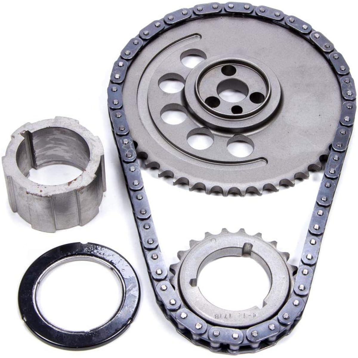 Cloyes 9-3658TX3 Race Billet True Roller Timing Kit Billet Steel Cam Sprocket/3 Keyway Billet Steel Crank Sprocket/0.5 Inch True Roller Single Chain/Slast Needle Bearing Race Billet Timing Kit