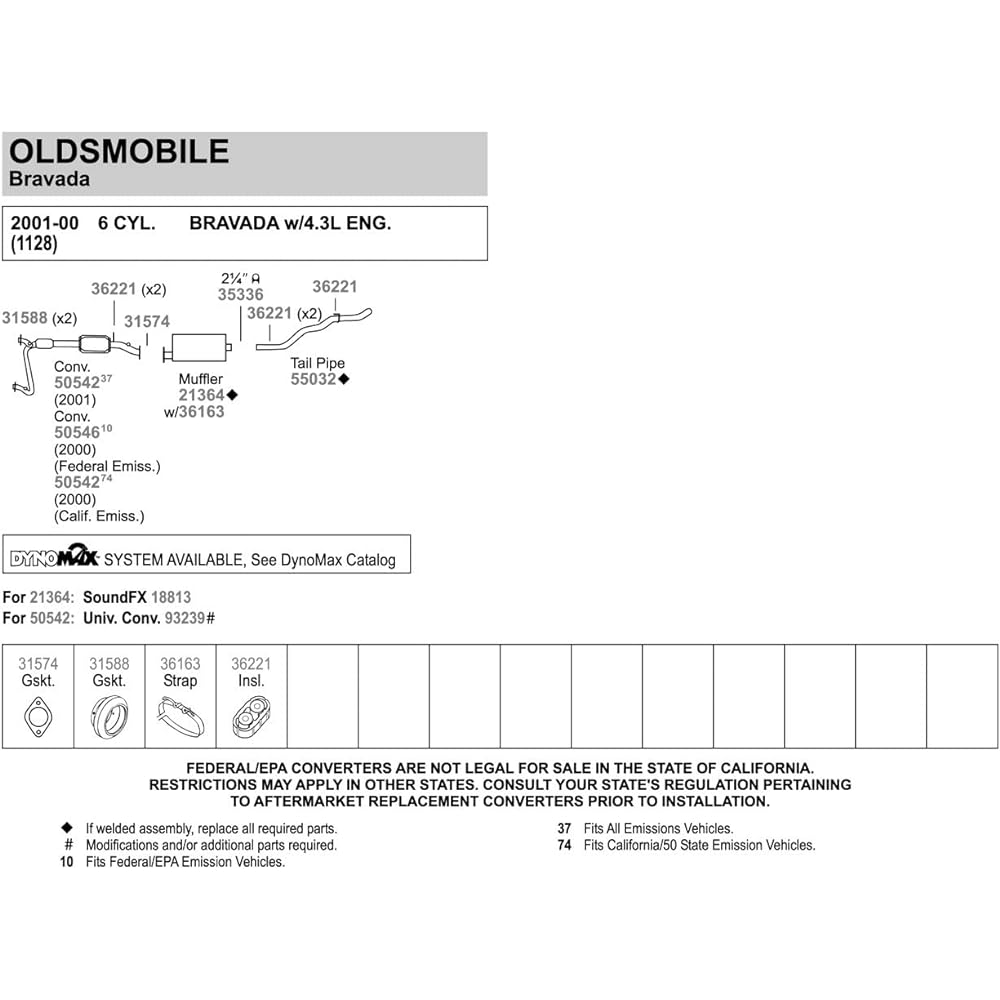 WALKER 18813 Soundfx muffler