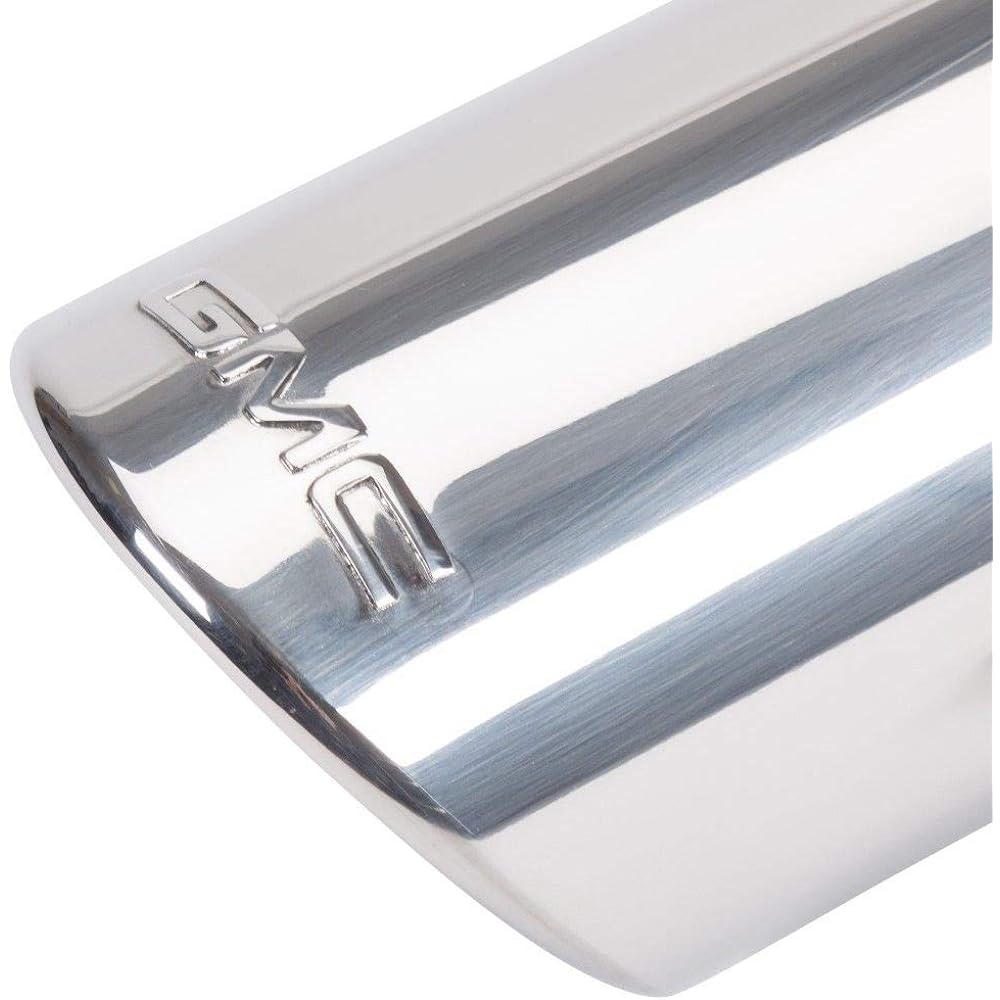 GM # 22799815 Exhaust chip -High glossy GMC logo -dual wall -angle cut