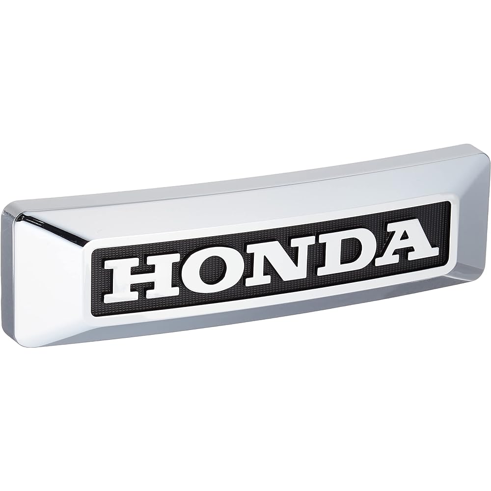 Kijima Motorcycle Emblem Honda Genuine HONDA Logo L 185mm + Bush x2 Z9-14-040 Silver